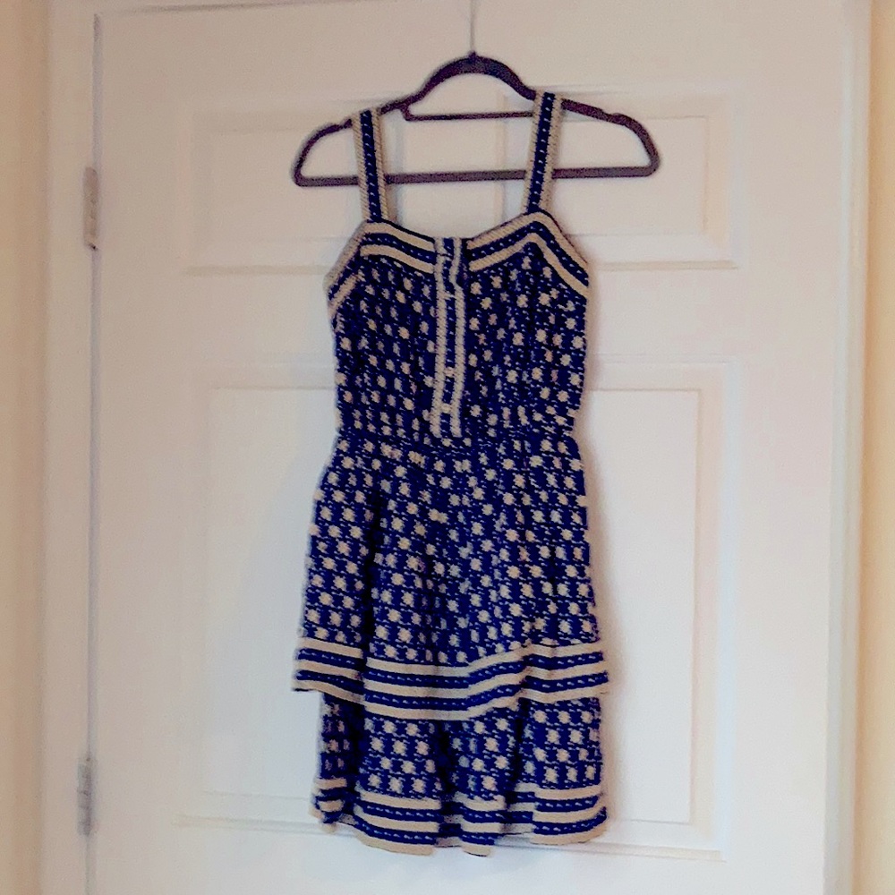 Anthropologie Maeve Blue Sundress